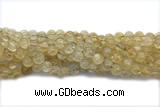 CITR04 15 inches 10mm round citrine gemstone beads