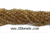 CITR06 15 inches 8mm round citrine gemstone beads