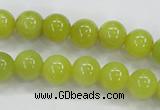 CKA05 15.5 inches 10mm round Korean jade gemstone beads