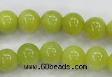 CKA06 15.5 inches 12mm round Korean jade gemstone beads