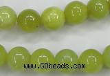 CKA07 15.5 inches 14mm round Korean jade gemstone beads