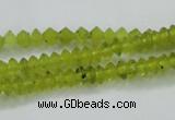 CKA10 15.5 inches 3*5mm rondelle Korean jade gemstone beads