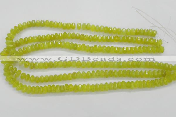 CKA12 15.5 inches 5*8mm rondelle Korean jade gemstone beads