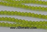 CKA201 15.5 inches 4mm round Korean jade gemstone beads