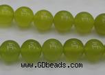 CKA204 15.5 inches 10mm round Korean jade gemstone beads