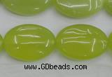 CKA250 15.5 inches 18*25mm oval Korean jade gemstone beads