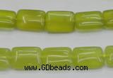 CKA260 15.5 inches 10*14mm rectangle Korean jade gemstone beads