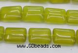 CKA261 15.5 inches 12*16mm rectangle Korean jade gemstone beads