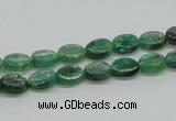 CKC109 16 inches 6*8mm oval natural green kyanite beads wholesale