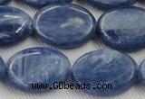 CKC536 15.5 inches 13*18mm oval natural Brazilian kyanite beads