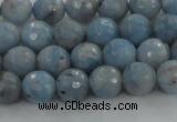 CKC702 15.5 inches 8mm faceted round imitation blue kyanite beads