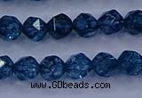 CKC711 15.5 inches 6mm faceted nuggets imitation kyanite beads