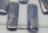 CKC87 Top drilled 11*35mm rectangle natural kyanite gemstone beads