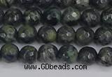 CKJ310 15.5 inches 4mm faceted round kambaba jasper beads