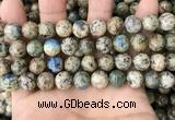 CKJ403 15.5 inches 10mm round k2 jasper beads wholesale