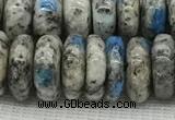 CKJ438 15.5 inches 4*10mm - 5*11mm rondelle natural k2 jasper beads