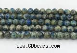 CKJ476 15.5 inches 10mm round natural k2 jasper beads wholesale