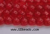 CKQ315 15.5 inches 6mm round dyed crackle quartz beads wholesale