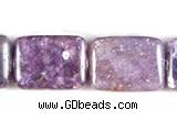 CKU10 15 inches 13*18mm rectangle purple kunzite beads wholesale