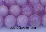 CKU264 15.5 inches 12mm round natural pink kunzite beads