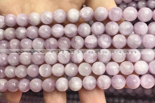 CKU321 15.5 inches 8mm round natural pink kunzite beads