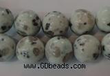 CKW04 15.5 inches 12mm round kiwi jasper gemstone beads