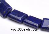 CLA05 Rectangle deep blue dyed lapis lazuli 12*16mm stone beads