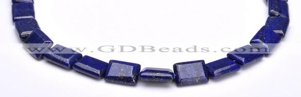 CLA05 Rectangle deep blue dyed lapis lazuli 12*16mm stone beads