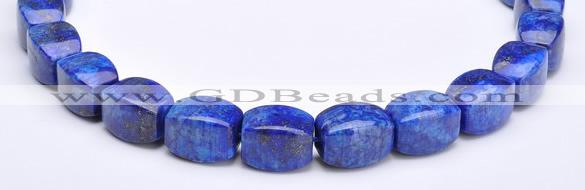 CLA43 9*9*18mm barrel deep blue dyed lapis lazuli beads