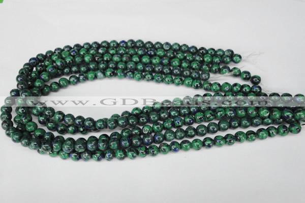 CLA480 15.5 inches 8mm round synthetic lapis lazuli beads