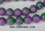 CLA491 15.5 inches 10mm round synthetic lapis lazuli beads