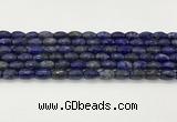 CLA540 15.5 inches 8*12mm faceted rice dyed lapis lazuli beads