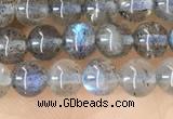 CLB1056 15.5 inches 4mm round labradorite gemstone beads