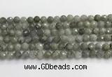 CLB1076 15.5 inches 8mm faceted round labradorite beads