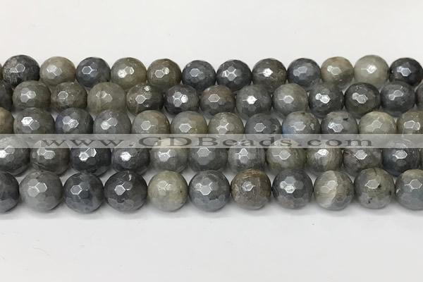 CLB1127 15 inches 10mm faceted round AB-color labradorite beads