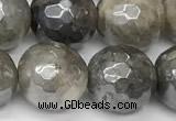 CLB1128 15 inches 12mm faceted round AB-color labradorite beads