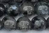 CLB1160 15 inches 8mm round black labradorite beads, 2mm hole