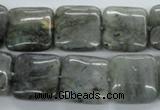 CLB117 15.5 inches 18*18mm square labradorite gemstone beads wholesale