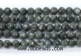 CLB1212 15.5 inches 8mm faceted round black labradorite gemstone beads