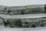 CLB125 15.5 inches 12*20mm flat column labradorite gemstone beads