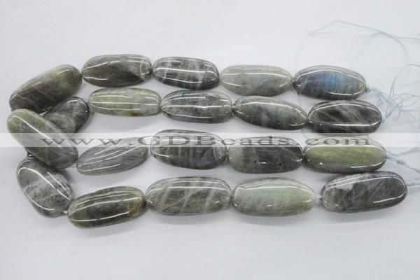 CLB136 15.5 inches 20*40mm oval labradorite gemstone beads