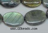 CLB176 15.5 inches 18*25mm oval labradorite gemstone beads