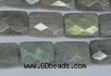 CLB197 15.5 inches 13*18mm faceted rectangle labradorite beads