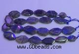 CLB228 15.5 inches 20*30mm - 25*35mm freeform labradorite beads