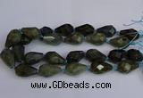 CLB234 15.5 inches 18*25mm - 18*30mm faceted teardrop labradorite beads