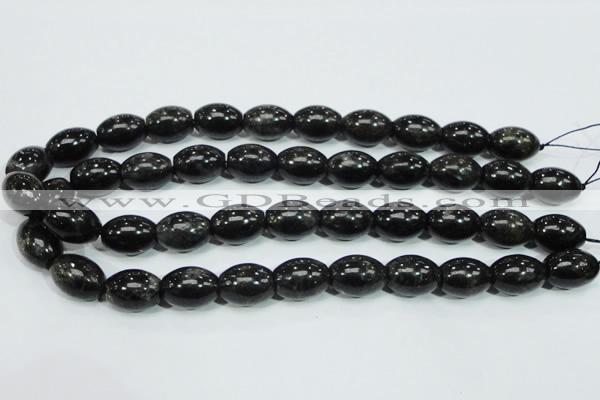 CLB304 15.5 inches 13*18mm rice black labradorite gemstone beads