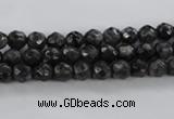 CLB360 15.5 inches 6mm faceted round black labradorite beads wholesale