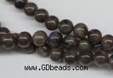 CLB431 15.5 inches 6mm round grey labradorite beads wholesale