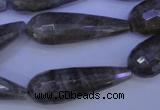 CLB507 15.5 inches 10*30mm faceted teardrop labradorite beads