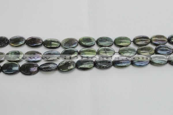 CLB650 15.5 inches 13*18mm oval AB-color labradorite beads